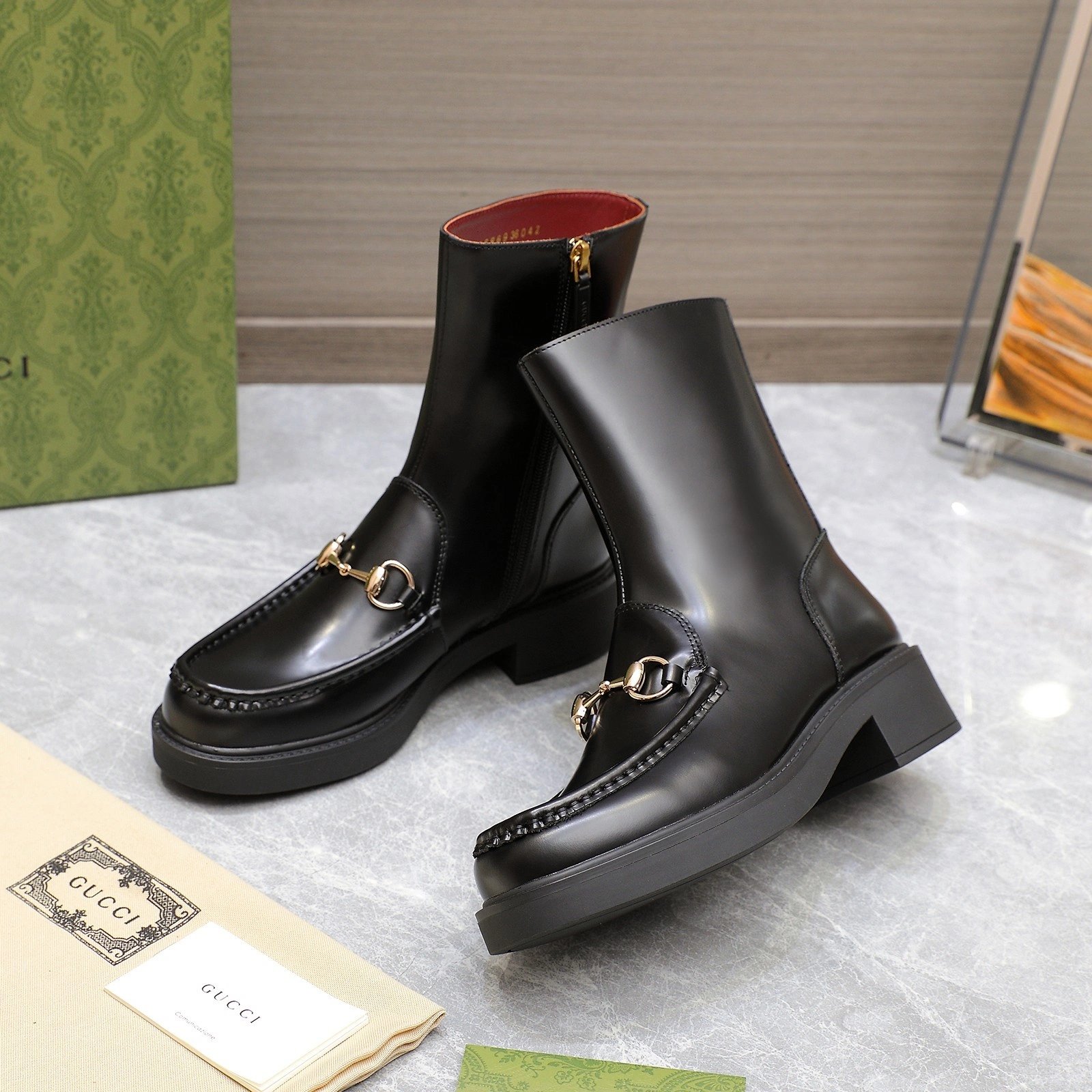 COCO-- 6u33i 7798724 0GQ00 1000 Heel height：4.5CM Waterproof：2.5CM Calfskin item:D-X555L1107